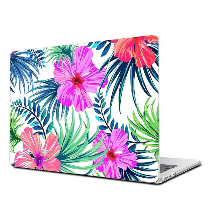 EG Hardcase (MacBook Air 13" M3 2024, Blumen, Lila)