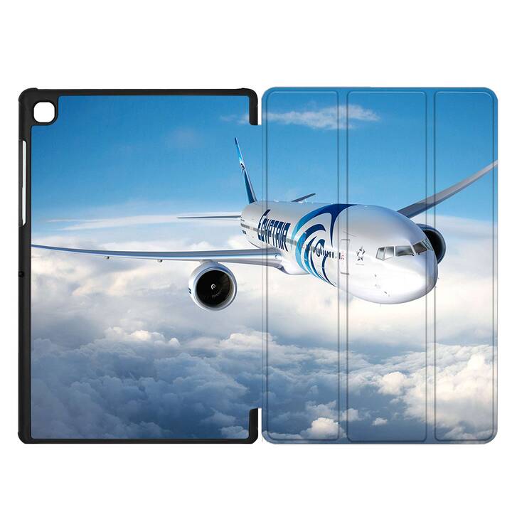 EG Hülle für Samsung Galaxy Tab A7 Lite 8.7" (2021) - Blau - Flugzeug
