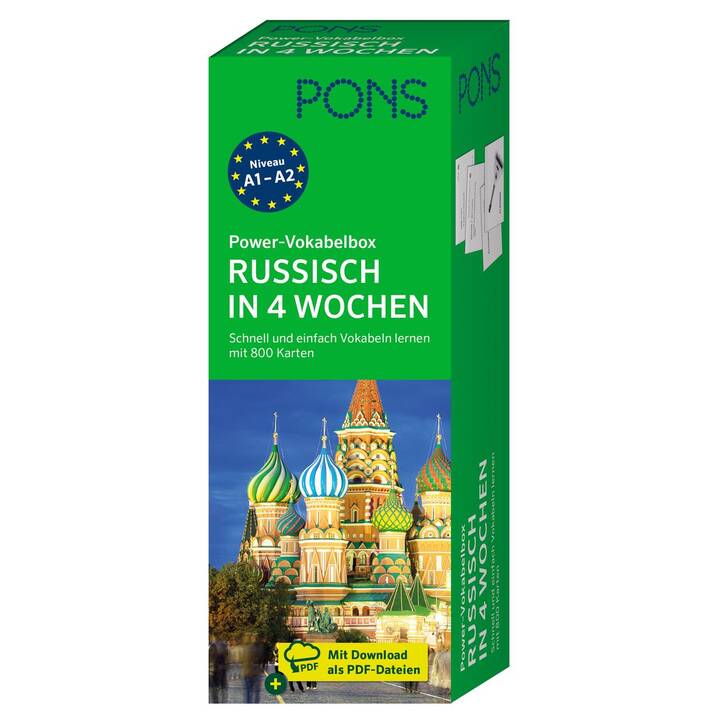 PONS Power-Vokabelbox Russisch in 4 Wochen