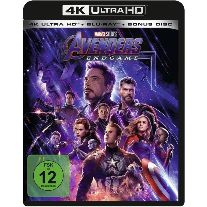 Avengers 4 - Endgame (4K Ultra HD, FR, EN, DE)