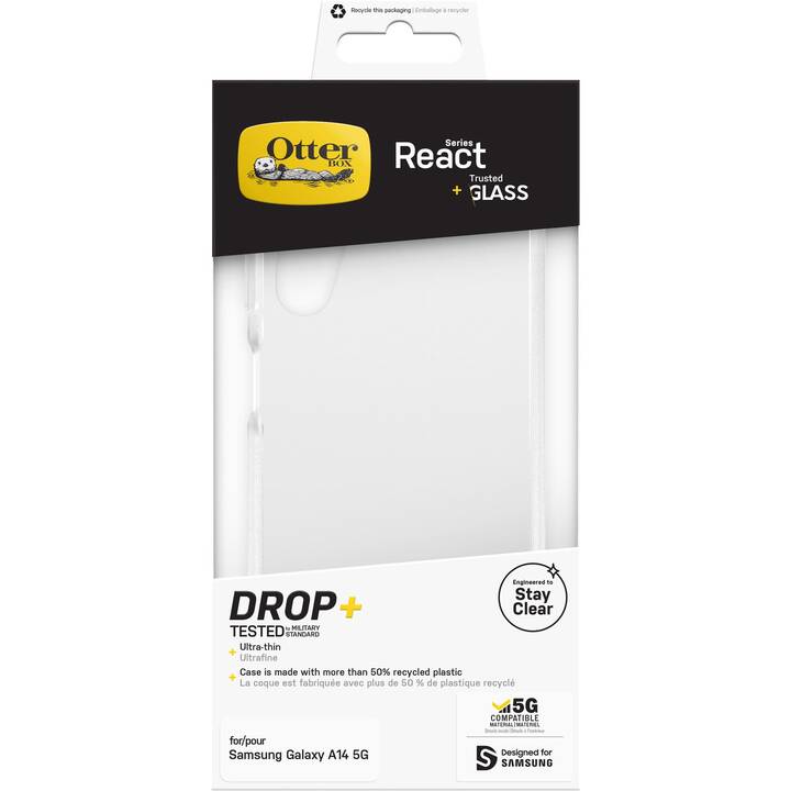 OTTERBOX Schutzset React (Galaxy A14 5G, Transparent)