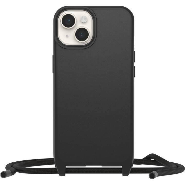 OTTERBOX Backcover avec cordon (iPhone 14, Noir)