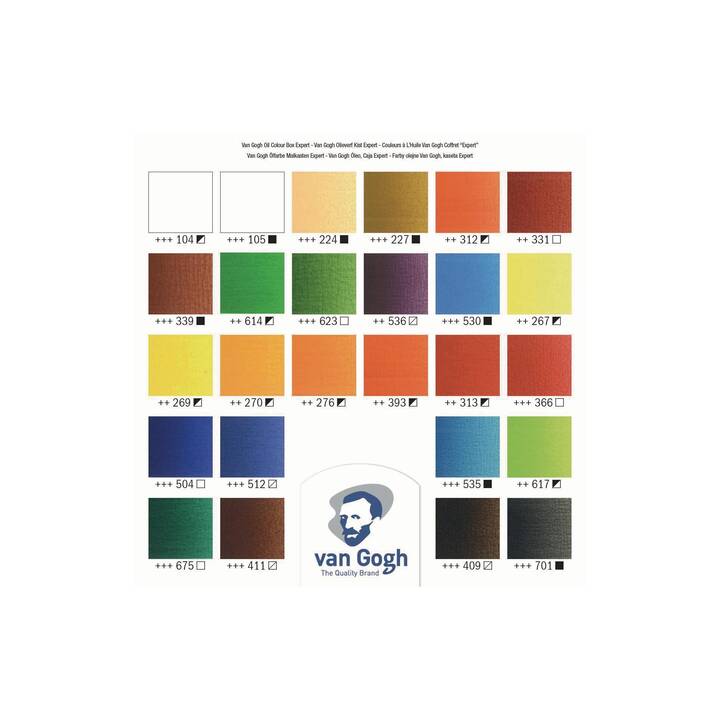 VAN GOGH Ölfarbe Expert Set (37 x 225 ml, Mehrfarbig)