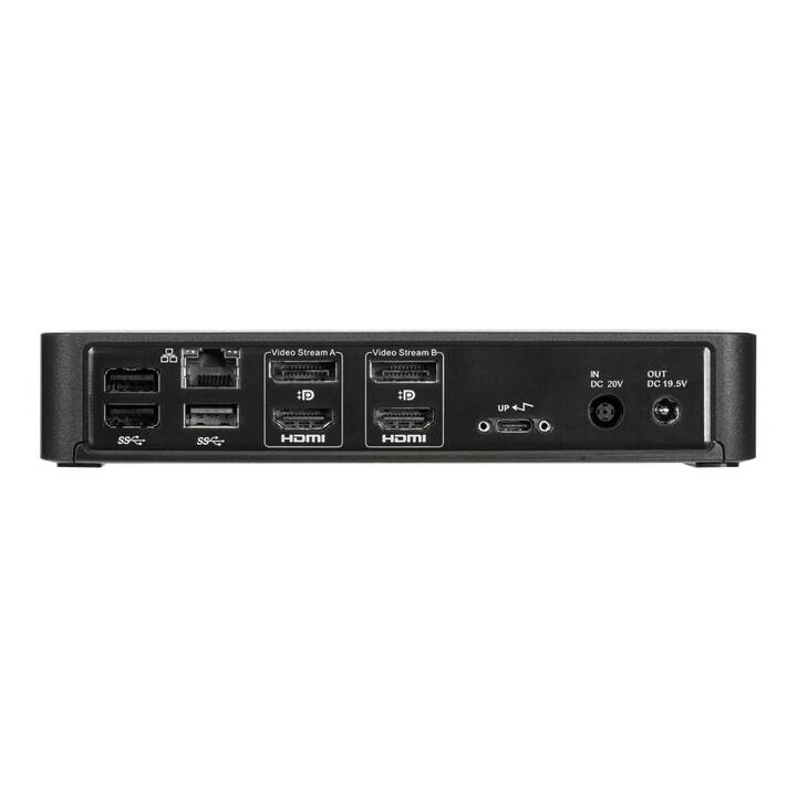 TARGUS Stations d'accueil Dual (2 x Port écran, 2 x HDMI, RJ-45 (LAN), USB 3.1 de type C, 4 x USB 3.0 de type A)
