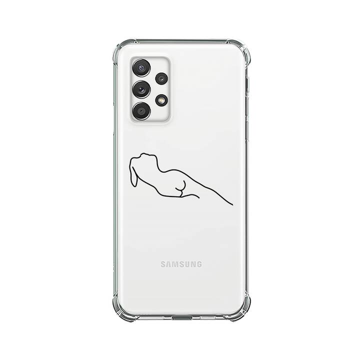 EG Backcover (Galaxy A52, Schwarz)