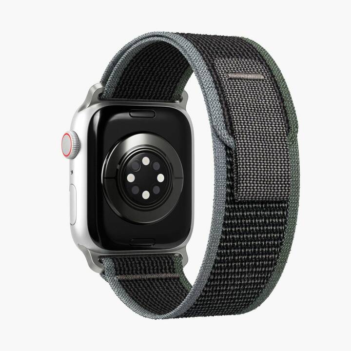 VONMÄHLEN Armband (Apple Watch Series 7 / Series 5 / Series 8 / Series 3 / Series 4 / Series 6, Schwarz, Schwarz/Grau, Blau)