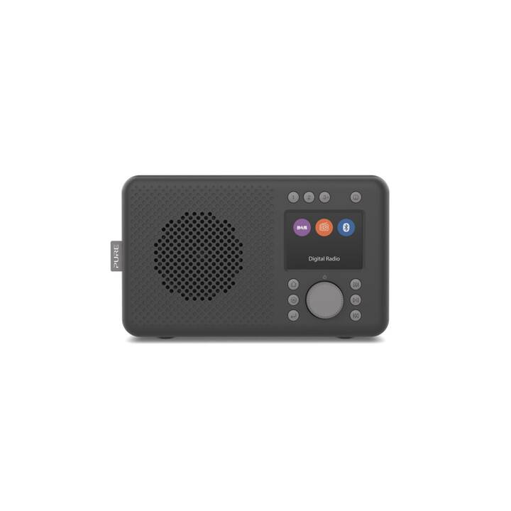 PURE Elan Radios numériques (Charcoal black, Noir)