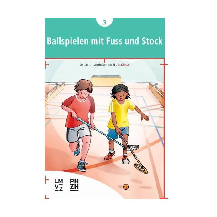 Ballspielen mit Fuss und Stock