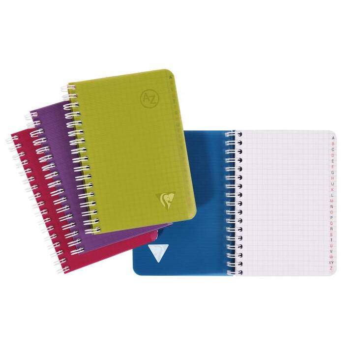 CLAIREFONTAINE Carnets Linicolor (11 cm x 17 cm, Carreaux)