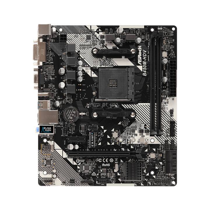 ASROCK B450M-HDV (AM4, AMD B450, Micro ATX)