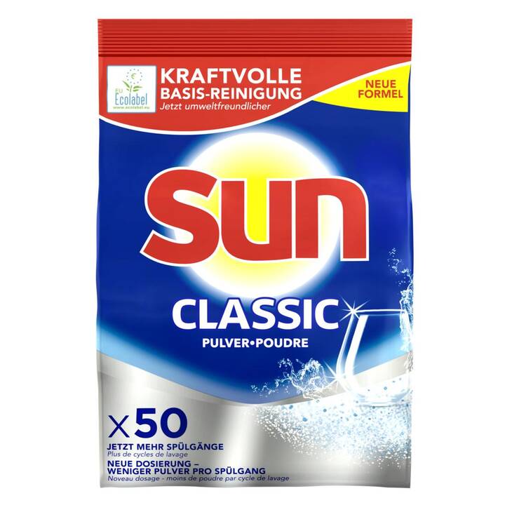 SUN Detersivi per lavastoviglie Classic Fresco (0.95 kg, Polvere)