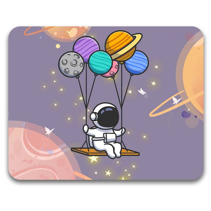 EG tapis de souris - violet - astronaute