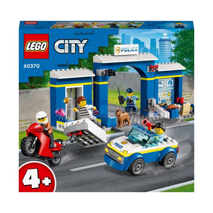 LEGO City La Course-poursuite au Poste de Police (60370)