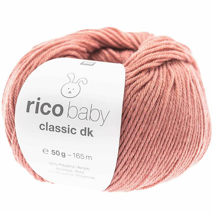 RICO DESIGN Lana Baby Classic DK (50 g, Pink, Rosa)