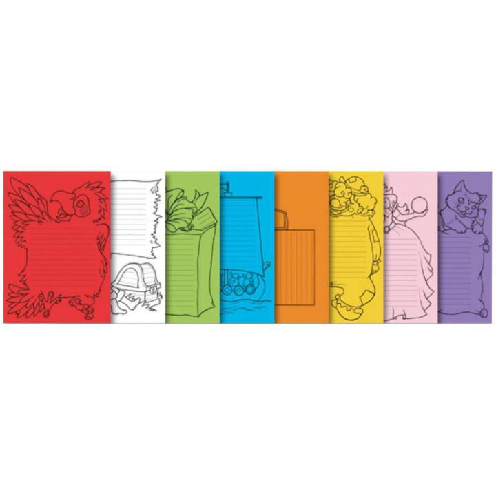 FOLIA Fogli di carta per intreccio (Multicolore, A4, 24 pezzo)
