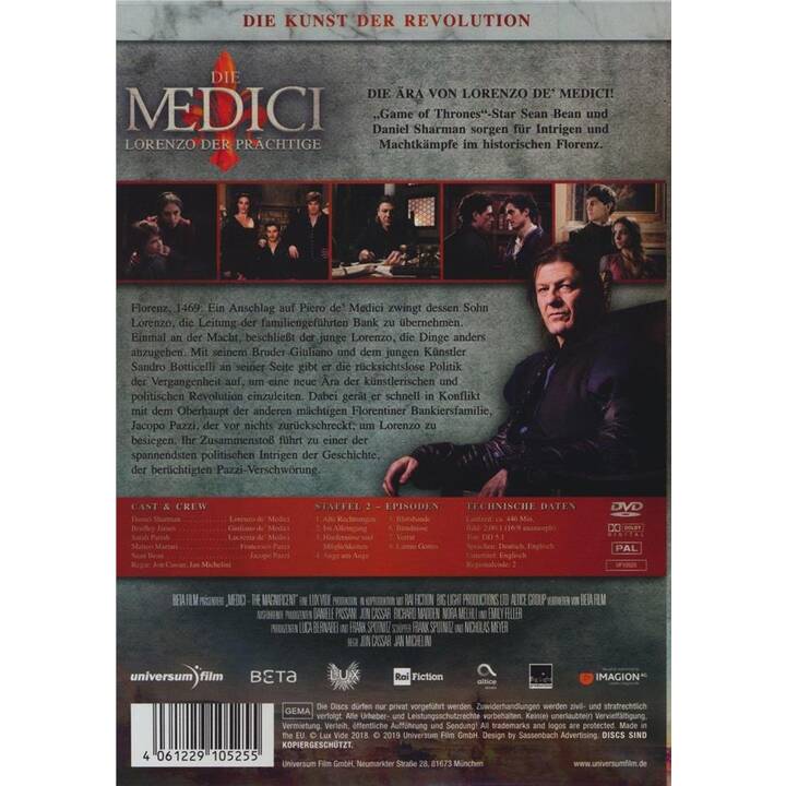 Die Medici - Lorenzo der Prächtige Saison 2 (DE, EN)