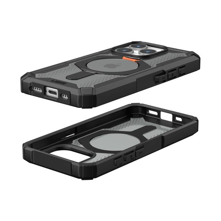 URBAN ARMOR GEAR Backcover Plasma (iPhone 15 Pro, Orange, Noir)