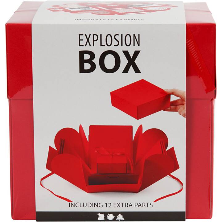 CREATIV COMPANY Geschenkbox (Rot)