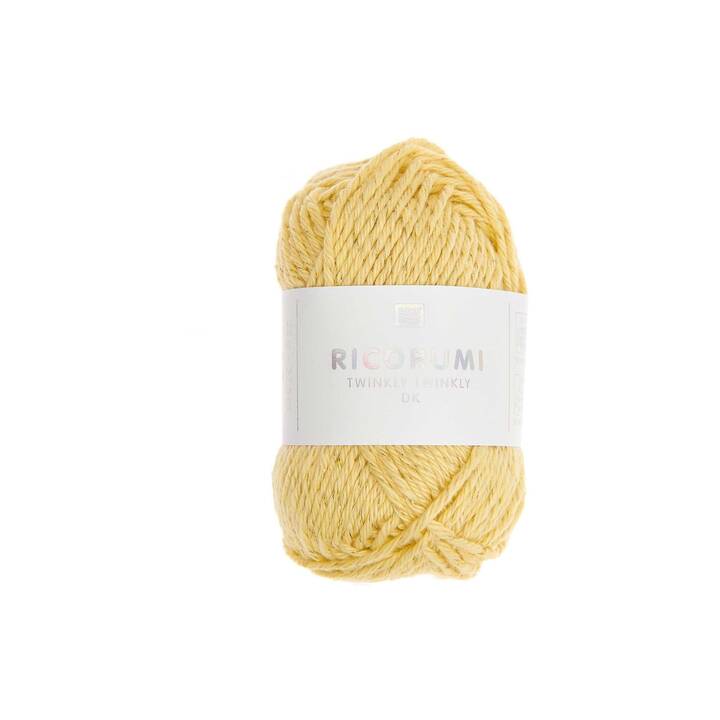 RICO DESIGN Laine Twinkly Twinkly (25 g, Jaune)