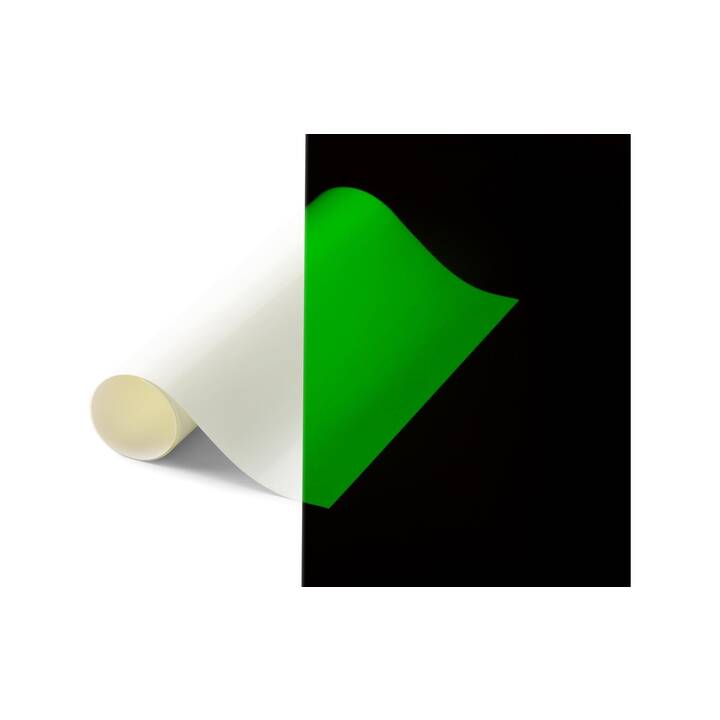 CRICUT Pelicolle adesive Glow in the dark (30.5 cm x 61 cm, Transparente, Verde)