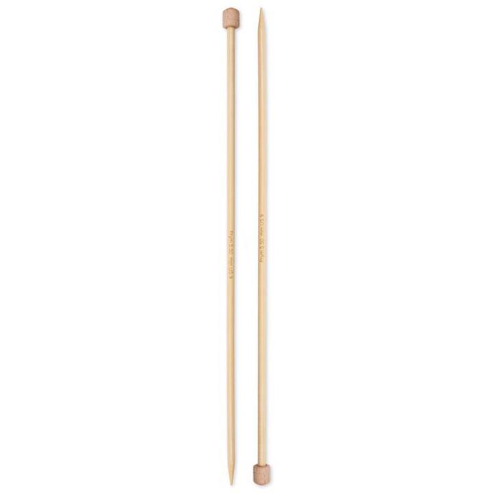 PRYM GROUP Stricknadel Bambus (0.55 cm, Braun)
