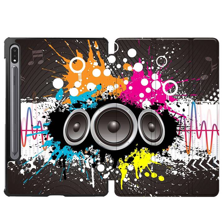 EG coque pour Samsung Galaxy Tab S8 11" (2022) - Multicolore - graffiti