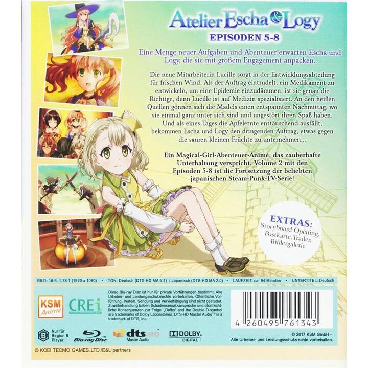 Atelier Escha & Logy - Vol. 2 - Episode 5-8 (JA, DE)