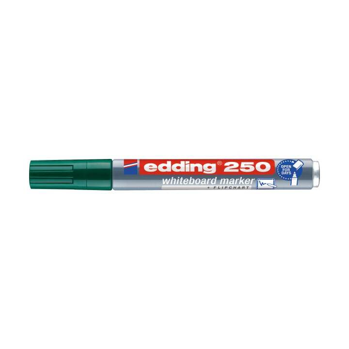 EDDING Marcatori di lavagna 250 (Verde, 1 pezzo)