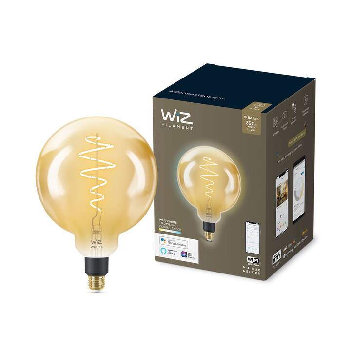 WIZ LED Birne Vintage G200 (E27, WLAN, Bluetooth, 6.5 W)