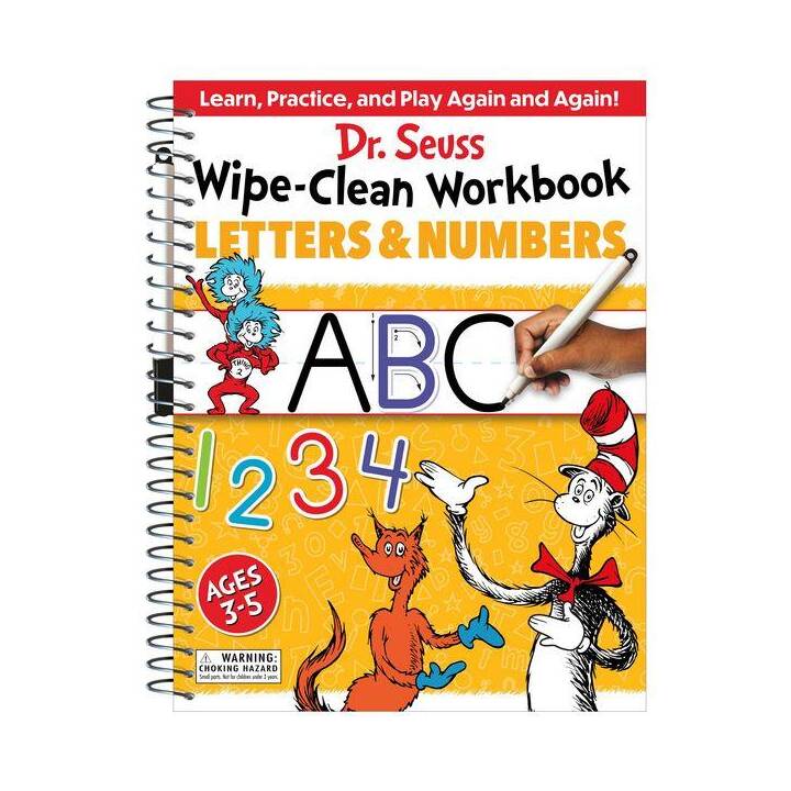 Dr. Seuss Wipe-Clean Workbook: Letters and Numbers