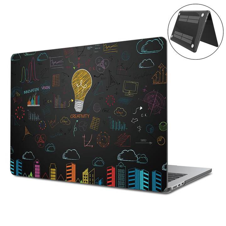 EG Coque rigide (MacBook Air 13" M2 2022, Idée, Noir)