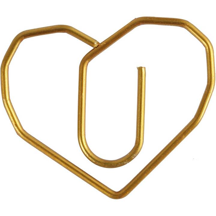 CREATIV COMPANY Graffetta Gold Heart (6 pezzo)