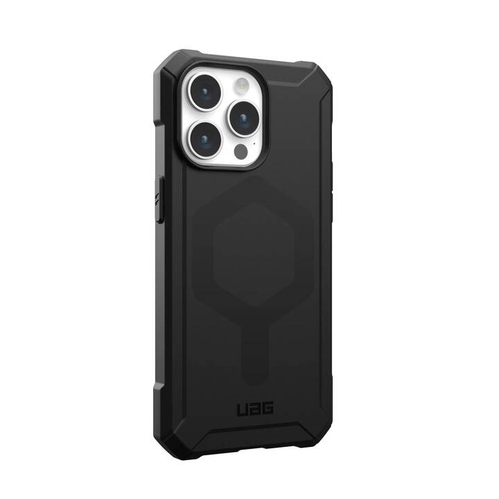 URBAN ARMOR GEAR Backcover Essential Armor (iPhone 15 Pro Max, Noir)