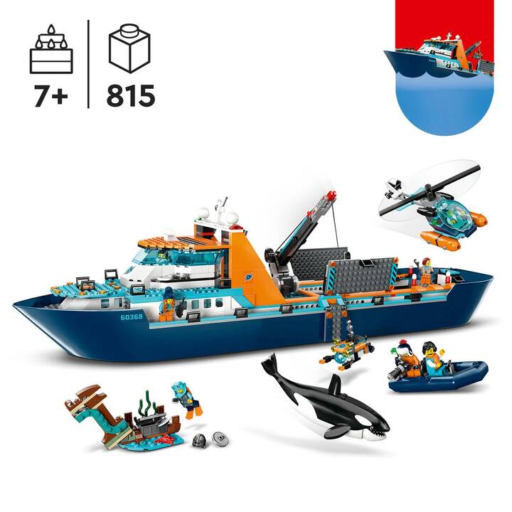 LEGO City Le navire d’exploration arctique (60368)