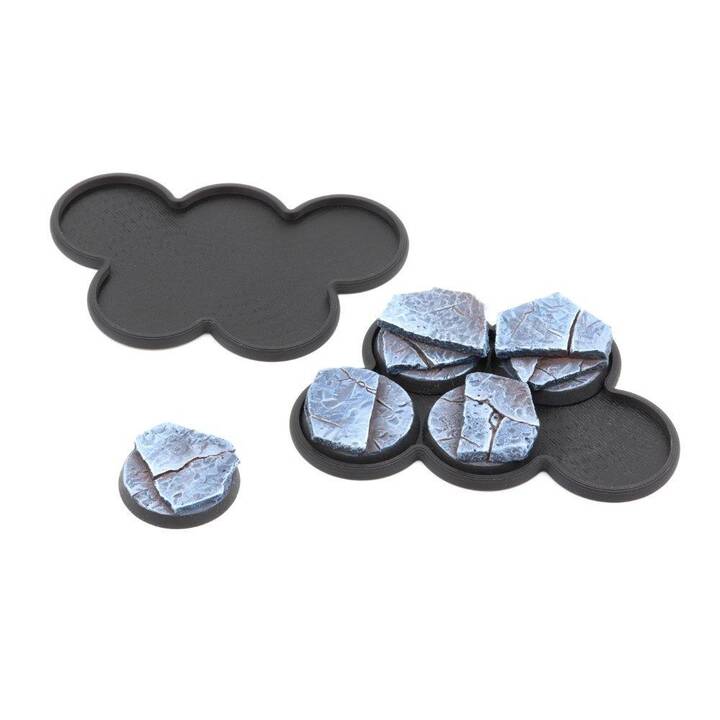 TABLETOP-ART Movement Tray Oval 5s Cloud (2 Teile, 32 mm)