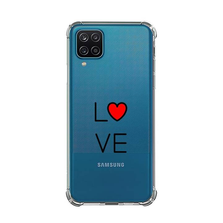 EG Backcover (Galaxy A22 4G, Amour, Transparent)