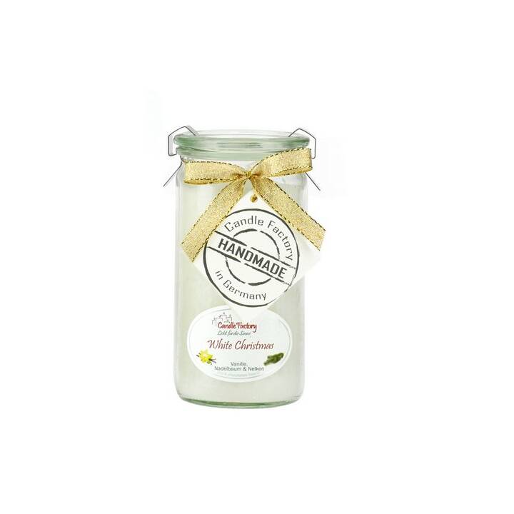 CANDLE FACTORY Duftkerze Mini Jumbo White Christmas