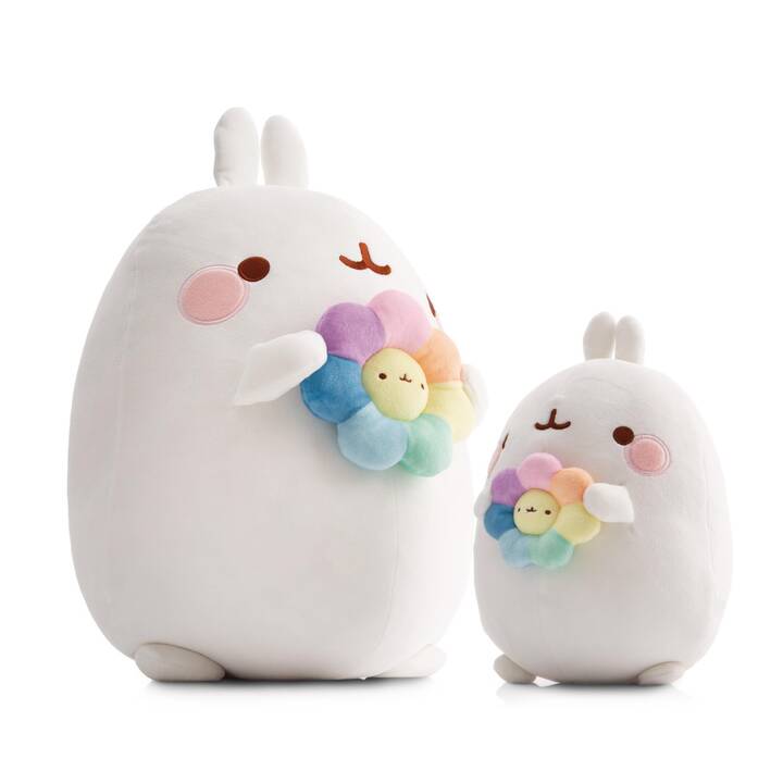 NICI Lapin (240 mm, Blanc, Multicolore)