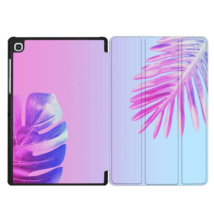 EG Coque pour Samsung Galaxy Tab A7 10.4" (2020) - Feuilles Violettes