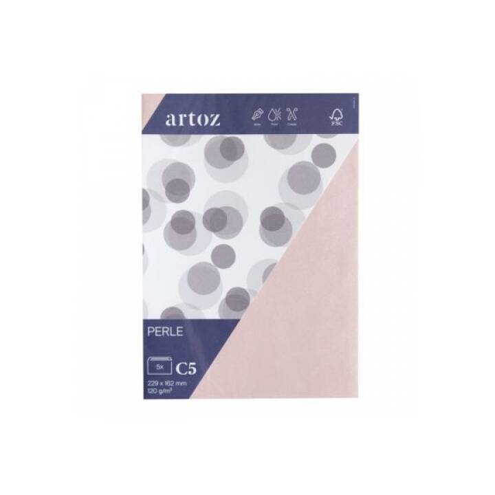 ARTOZ Enveloppes Perle (C5, 5 pièce)