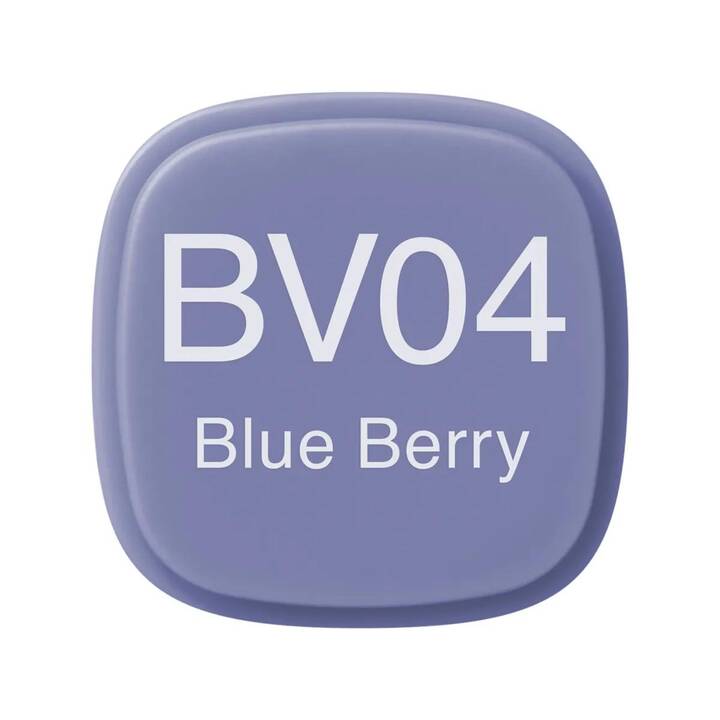 COPIC Grafikmarker Classic BV04 Blue Berry (Blau, 1 Stück)