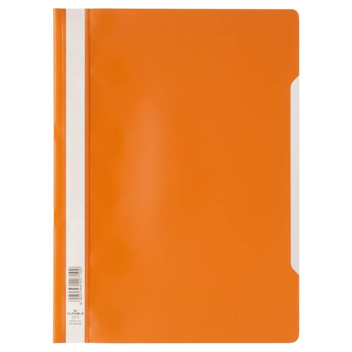 DURABLE Cartellina ad aghi (Transparente, Arancione, A4, 50 pezzo)