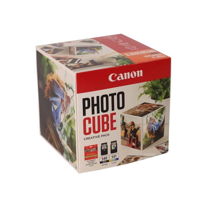 CANON Photo Cube Creative Pack PG-540/CL-54 (Jaune, Noir, Magenta, Cyan, Duopack)