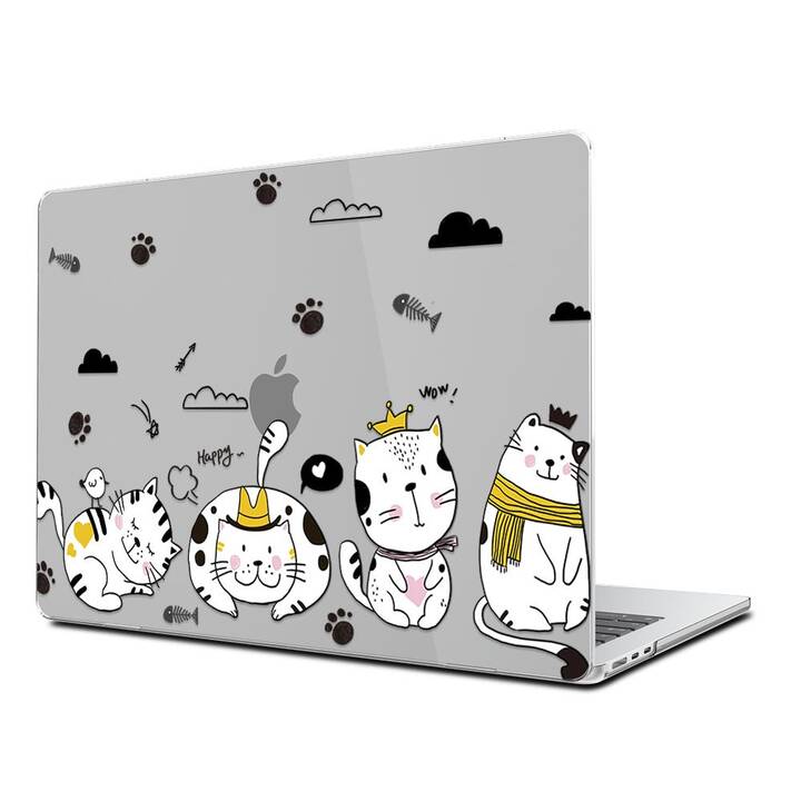 EG Hardcase (Macbook Air 15" M2 2023, Kunst, Weiss)