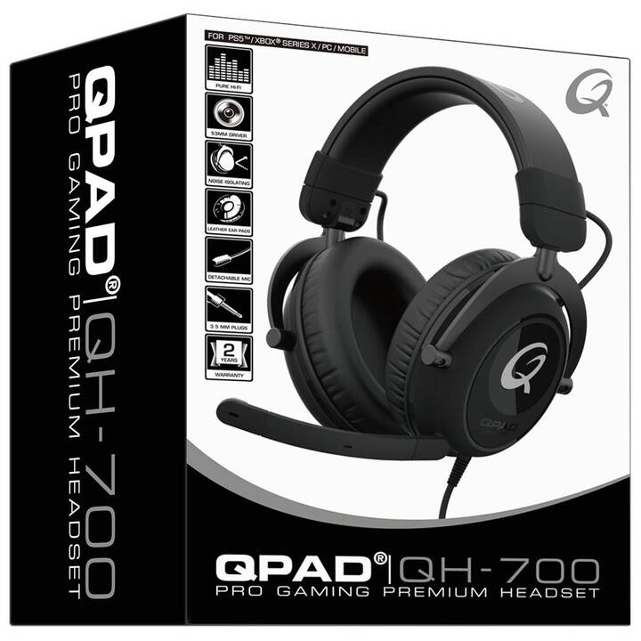 QPAD Gaming Headset QH-700 (Over-Ear, Kabel)