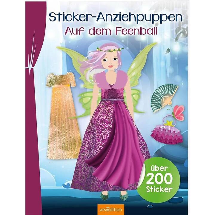 Sticker-Anziehpuppen Auf dem Feenball