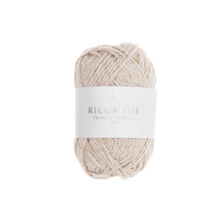 RICO DESIGN Wolle Ricorumi Twinkly Twinkly (25 g, Beige)
