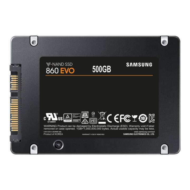 SAMSUNG 860 EVO (SATA-III, 500 GB, Nero)