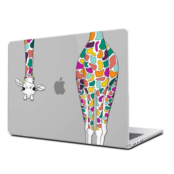 EG Coque rigide (MacBook Air 13" M2 2022, Giraf, Multicolore)