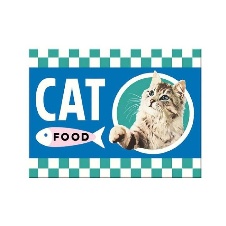 NOSTALGIC ART Cat Food Magnet